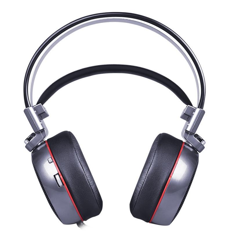 Luxury Proffesional Studio Gaming PC Headphones With LED Lights In Modern Luxury Metal Design For Gamers and DJ