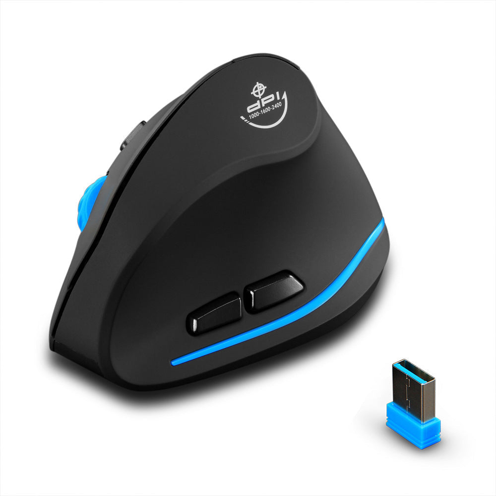 ZELOTES F-35A Vertical Mouse Grip Ergonomic Laptop Desktop Wireless Mouse