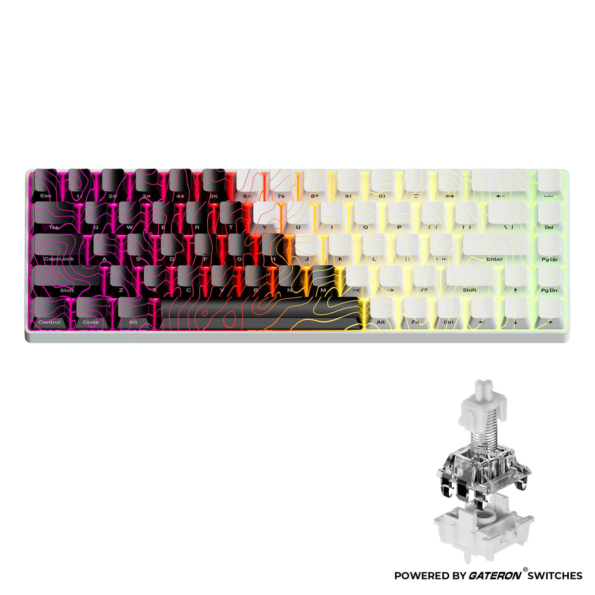 XVX HE68 68% Rapid Trigger Hall Effect Wired Magnetic Gaming Keyboard