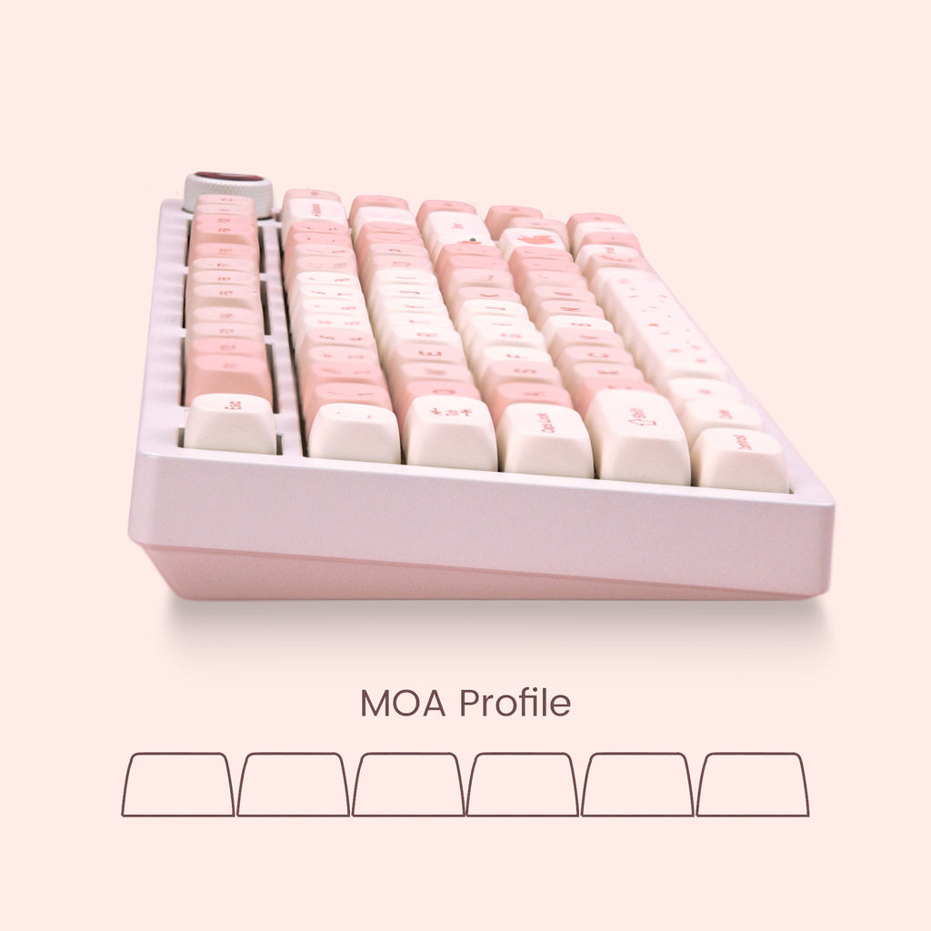 XVX Sakura 143-Key MOA Profile Dye-Sub PBT Keycap Set