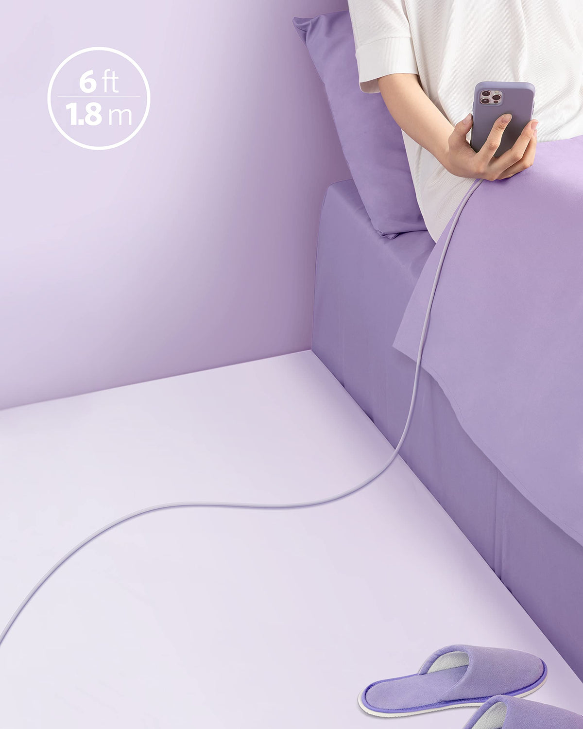 Anker <b>641</b> USB-C to Lightning Cable (Flow, Silicone)