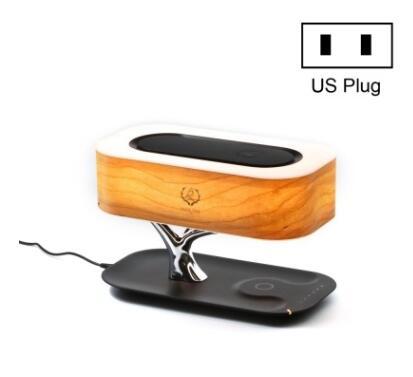 Creative Tree Lamp Bluetooth Speaker Bedside Light With Wireless Charging