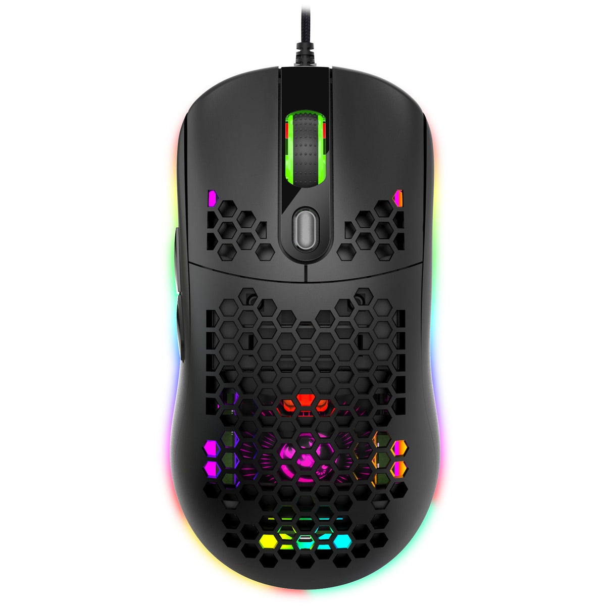 Hollow hole mouse RGB gaming luminous computer office mouse