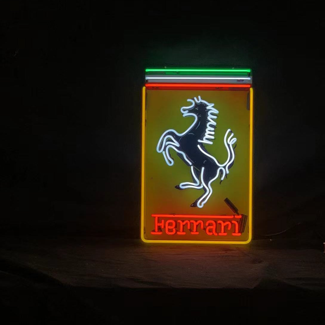 Ferrari Logo Neon Sign