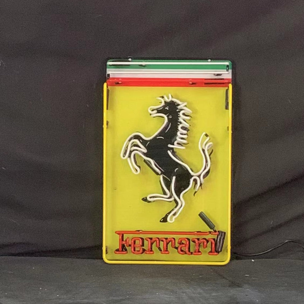 Ferrari Logo Neon Sign