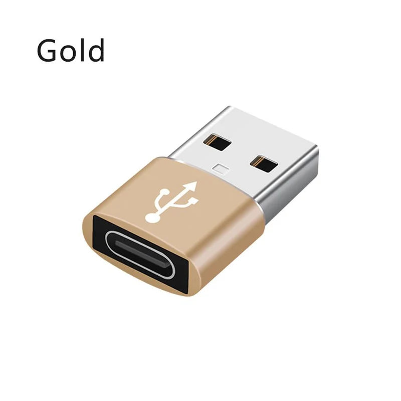 USB 3.0 to USB C 3.1 Adapter Mini Hi-Speed USB Type C Female to USB Type A Male Fast Charging Data Sync OTG Adapter Converter