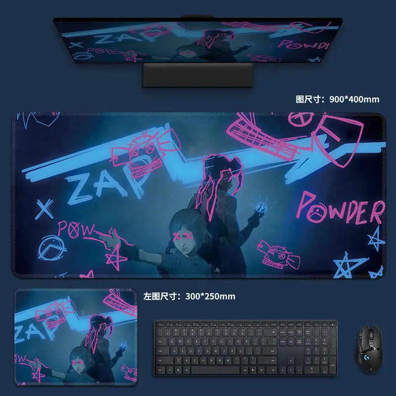 Colorful Graffiti Desktop Mouse Pad, Multi Options