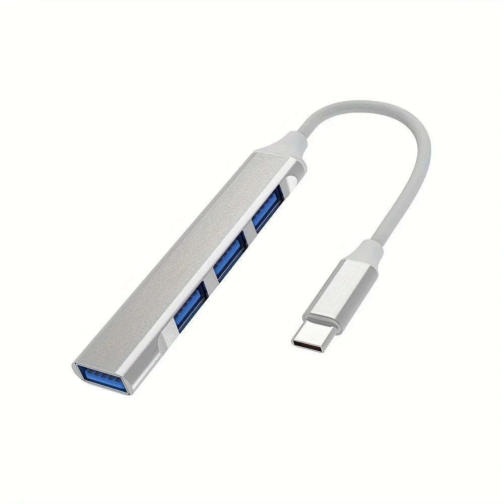USB HUB Extender 4 Port Splitter Adapter OTG Docking Station For Phone Macbook Pro 13 15 Air PC Laptop Computer Hub