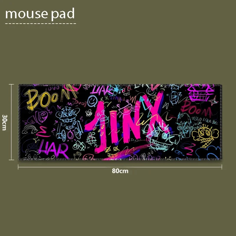 Colorful Graffiti Desktop Mouse Pad, Multi Options