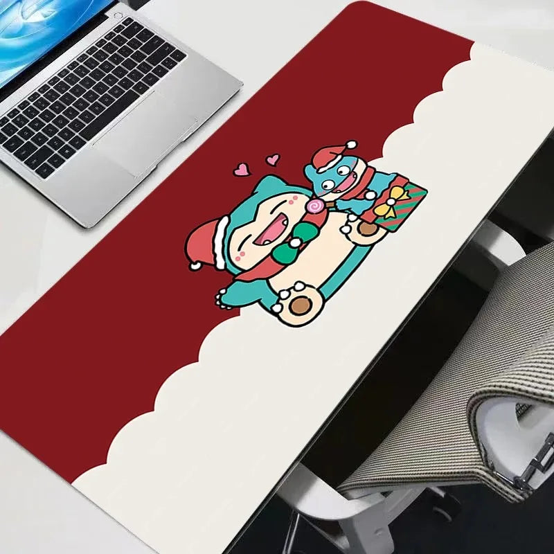 Mouse Pad P-pokemon Snorlax Large Keyboard Mousedesk Pad Non-slip Rubber Gaming Mousepad Laptop Mouse Carpet Game Table Mat