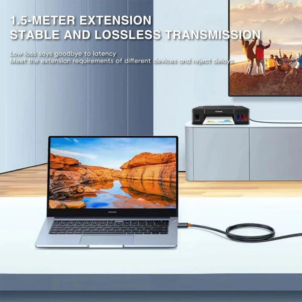 USB 2.0 Extension Cable Male to Female Extender Cable Fast Speed USB /2.0 Extended for laptop PC USB  Extension