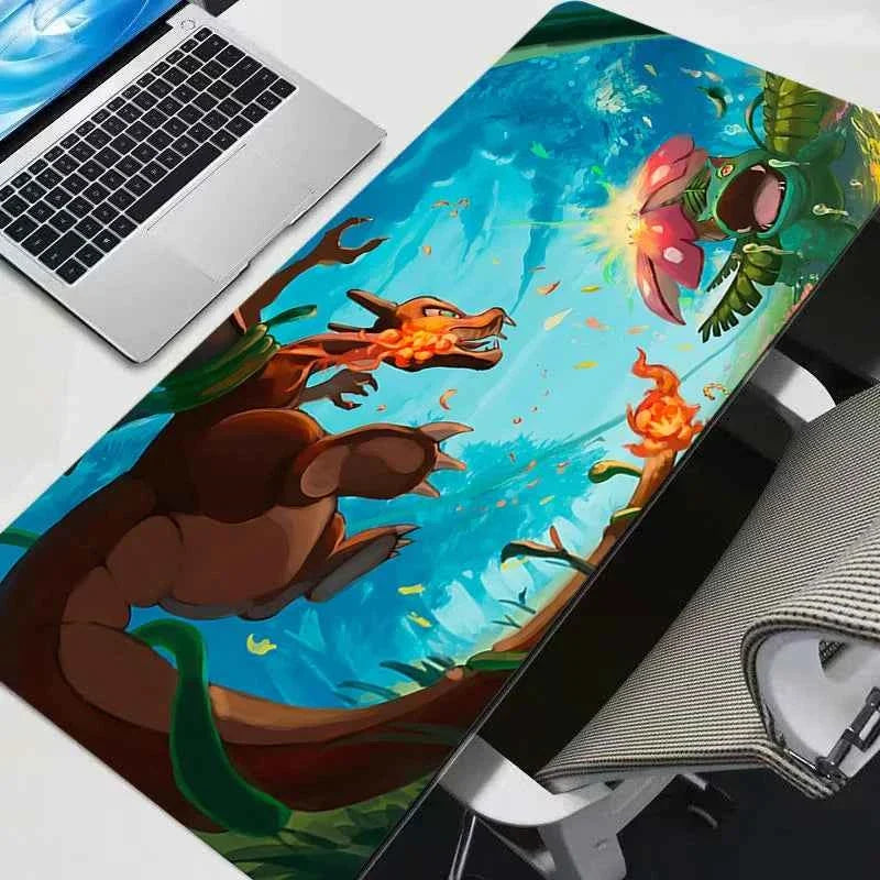 Mouse Pad Pokemon Pikachu Gaming Large Dywan Gamer durable Keyboard Desk Mat Table Carpet Mousepad XXL 900x400 For Computer