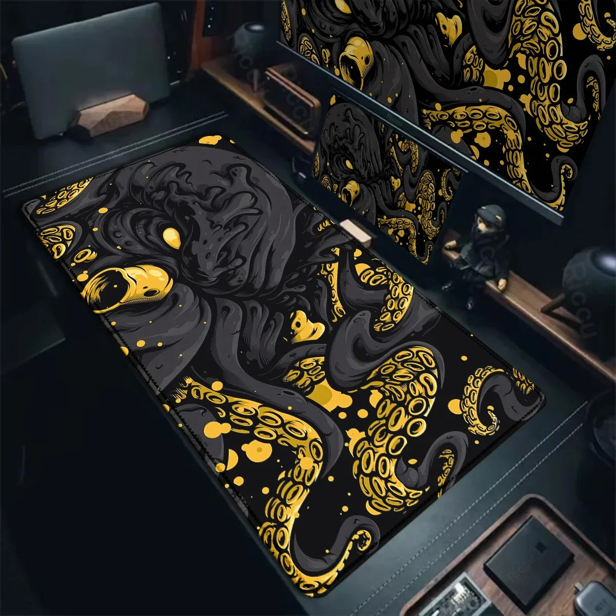 Octopus Monster Mouse Pad Large Size Gamer Keyboard Desk Mats Computer Table Gaming Mat XXL Extended Mausepad Office Accessories
