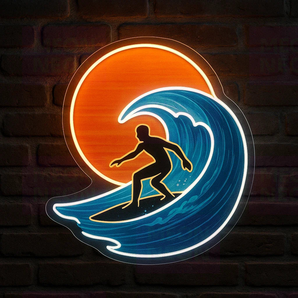 Sunset Surf LED Neon Sign