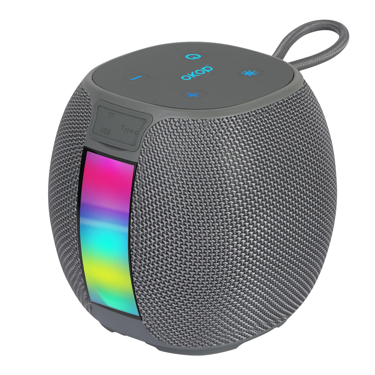 KP-591 Best-Selling Portable Bluetooth Speaker With RGB Ambient Light Mini Card-Compatible Heavy Bass Handheld Design In Stock