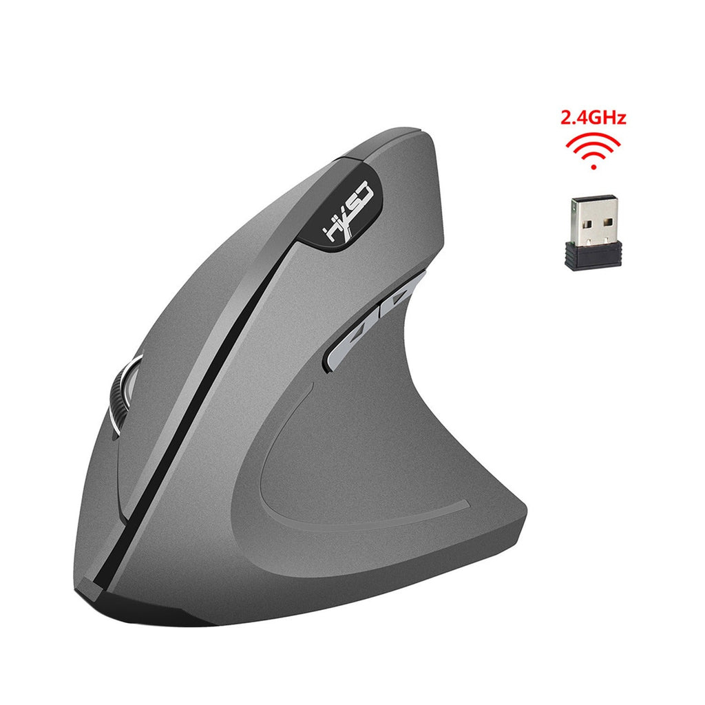 New Wireless Mouse 2.4G Vertical Health Mouse External Battery 6D Design Computer Office