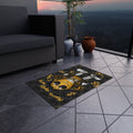 Making Money Moves Black & Yellow Motivational Rug